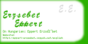 erzsebet eppert business card